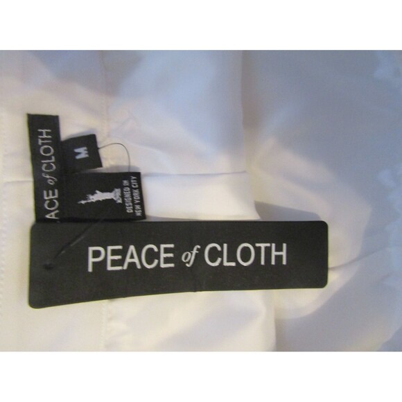 Peace of Cloth Brie Pull On Pants White Lined Ankle Slit Retail $172 NWT Size M - Picture 5 of 6